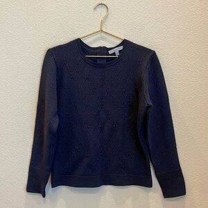 Classiques Entier Jacquard Knit Sweater Size Small